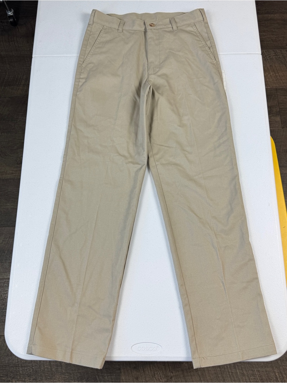 George Flat Front Khaki Pants Mens 30x32 Barkley Straight Leg Classic Fit NWT
